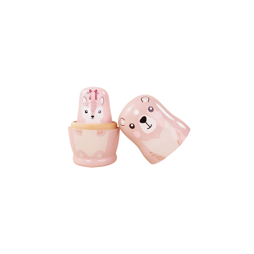 Wholesales New Custom Russian Doll Matryoshka Promotion Gif Toy Traditional Hand Painted Doll Fantasy Wood Unisex Inflatable