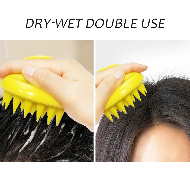 
Free Sample Private label low MOQ High Quality hair scalp massage shampoo Soft brush 