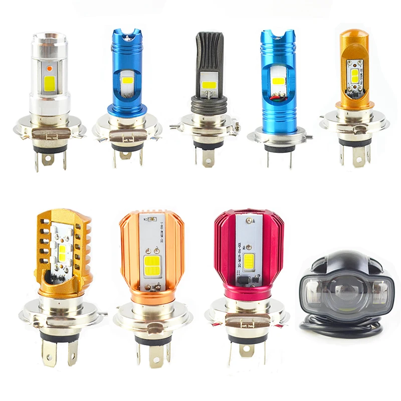 Electric Car Lights H4 LED Motorcycle Headlight Bulbs  Led Headlight Moto Motorbike Headlamp Lighting