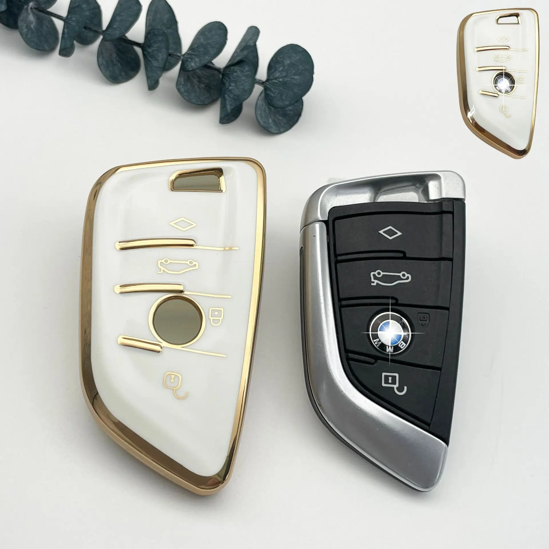 Car TPU keycase suitable for BMW X1X3X5X6 new 5 series keycase remote control protection keycase