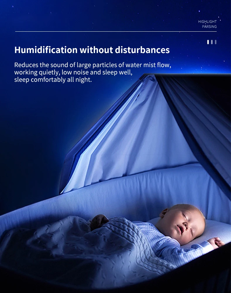 Factory-outlet OEM/ODM Hot Selling 3L Remote Control Super Quiet Ultrasonic Humidifier