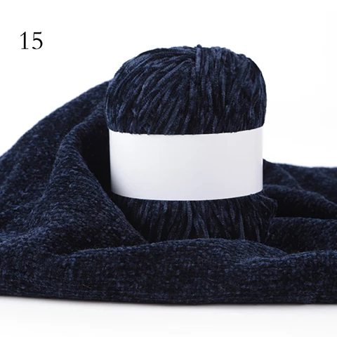 wholesale polyester chenille yarn for hand knitting sweater blanket baby