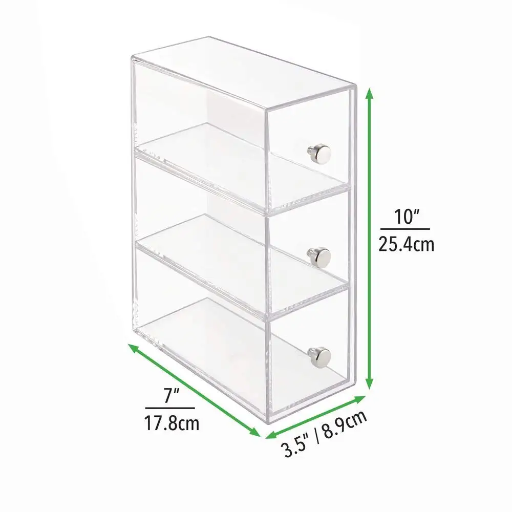 Acrylic Plastic Kitchen Pantry, Cabinet, Countertop Organizer Storage Station  for Coffee, Tea, Sugar Packets