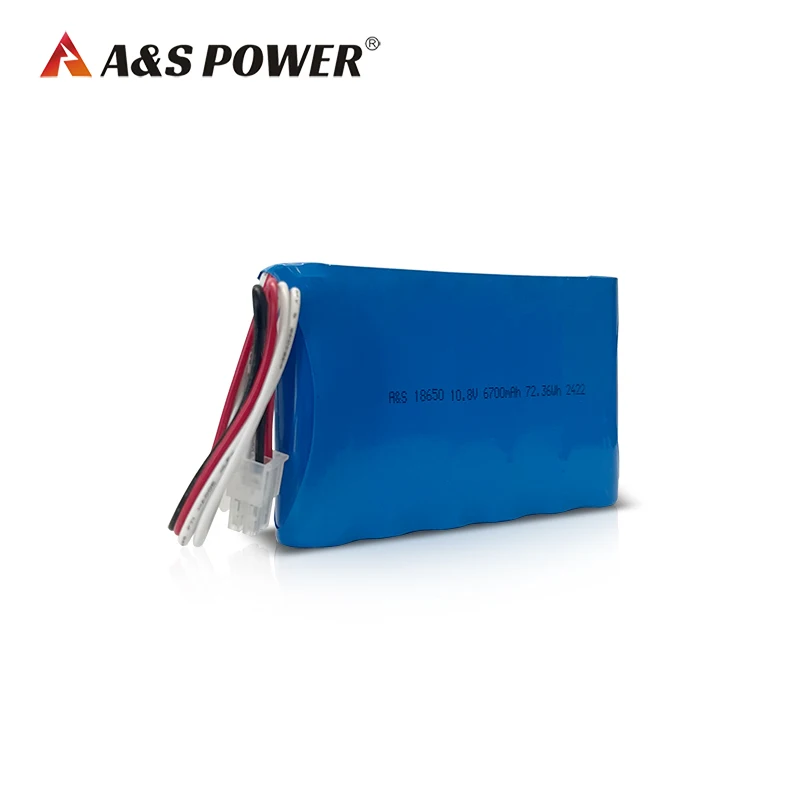 18650 10.8V 6700mAh 3s2p Lithium Rechargeable Battery Pack with CB/UN38.3 Certificates