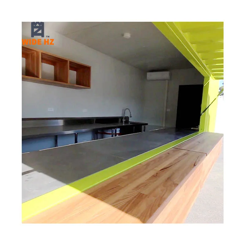 
Custom 20ft prefabricated modular shipping container bar container shops coffee kiosk manufacturers outdoor bar 