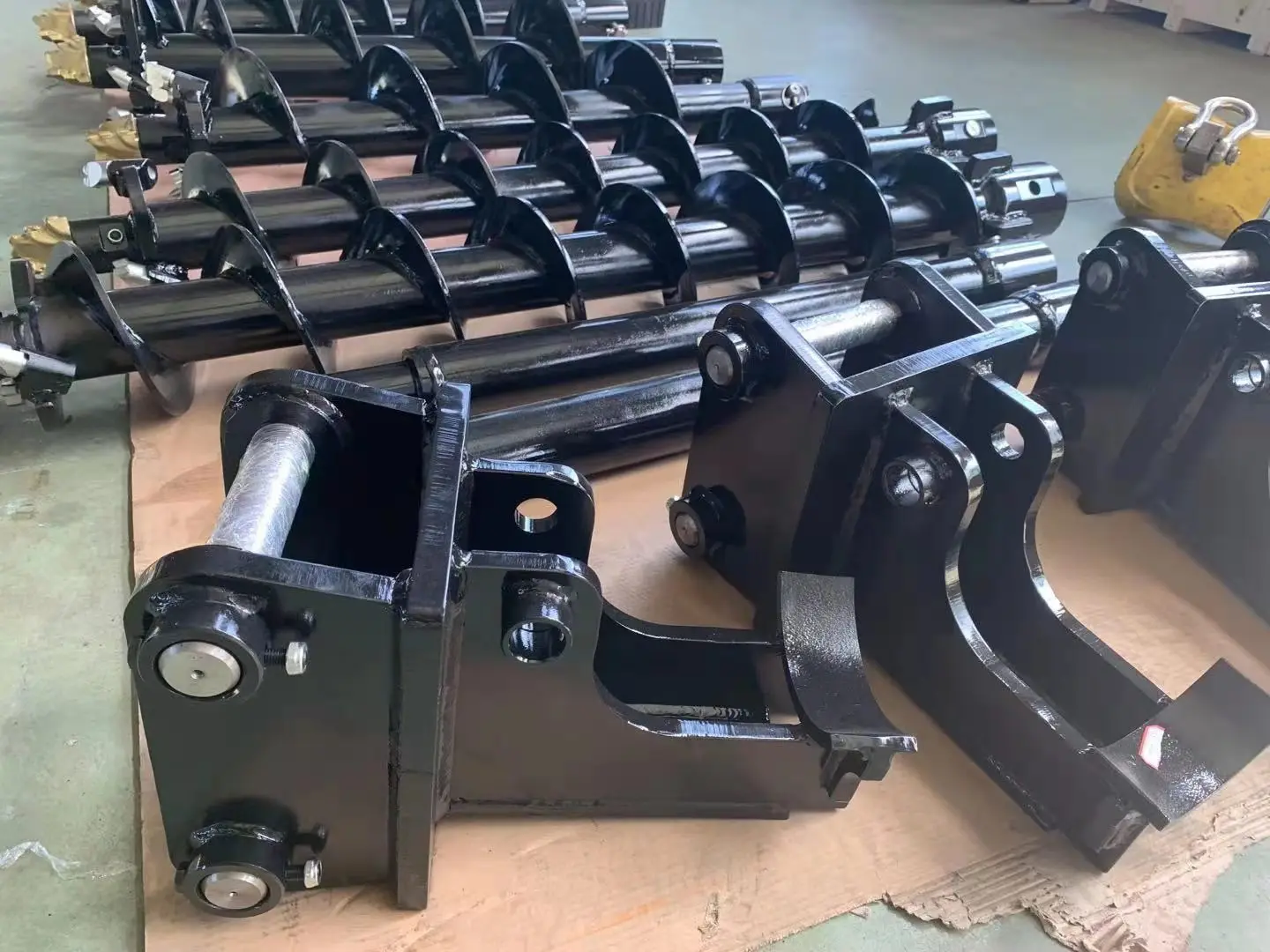 Earth Auger  log splitter Hydraulic Auger Earth Drilling   Excavator Hydraulic Auger drilling stump planner stump grinder