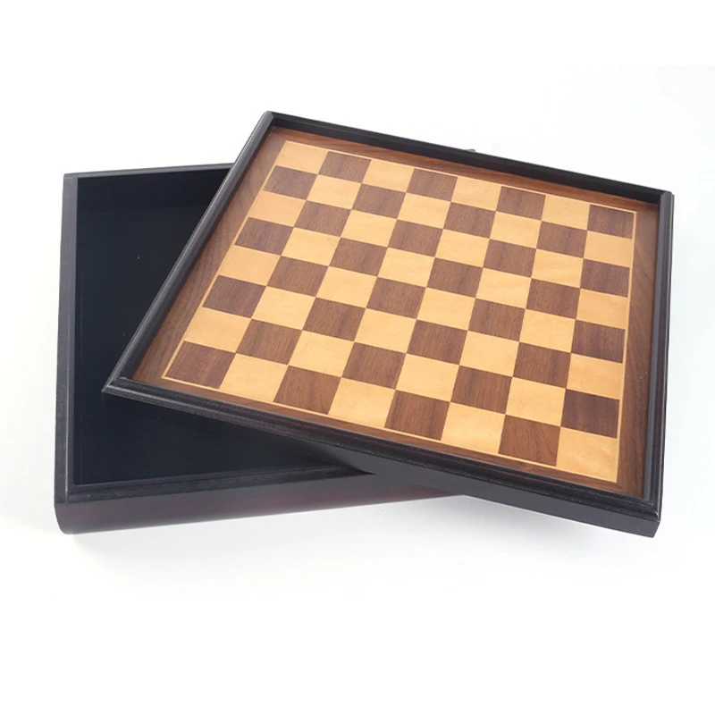 High Quality Magnetic Wooden Chess Set Wooden Chess Board Game Set With Drawers