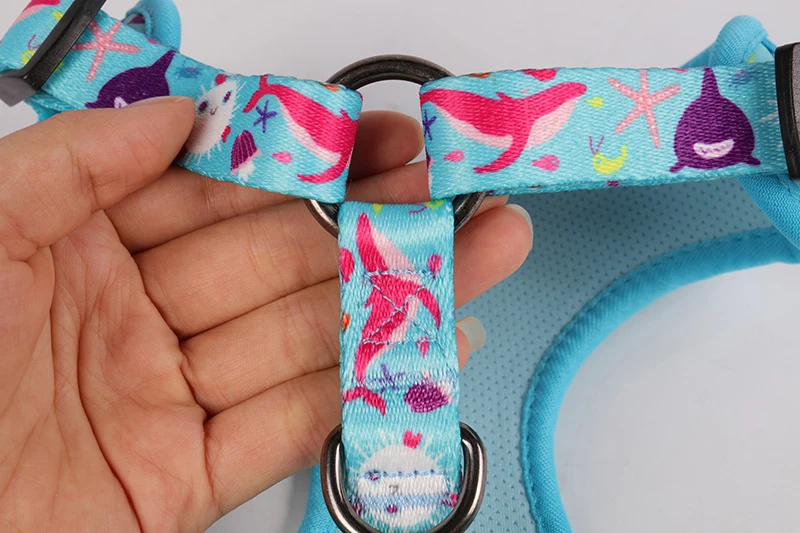OKEYPETS Pet Supplies Summer Style Dog Vest Custom Neoprene Padded Mesh Dog Harness