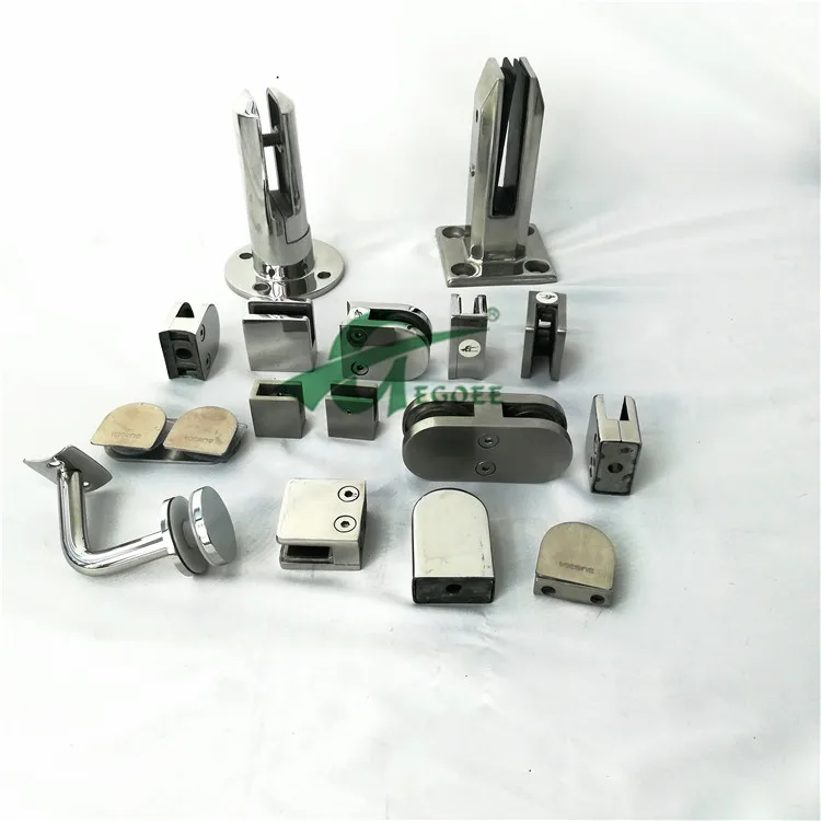 304 316 Stainless Steel Railing Materials Balcony Balustrade Handrail Accessories Fitting Bracket Holder For Stair Decoration