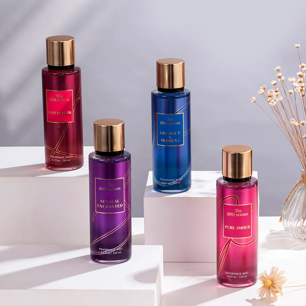 Factory Direct Supply Customize LOGO 250ml Collection Perfume Body Splashes Body Spray Body Mist