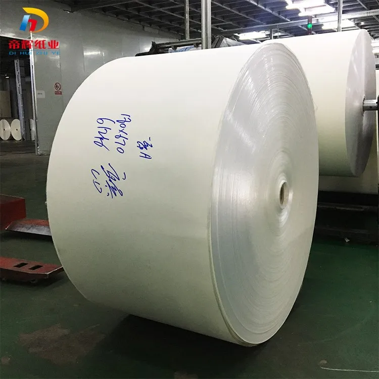 Одиночные двойные рулоны бумаги FBB с пла-покрытием