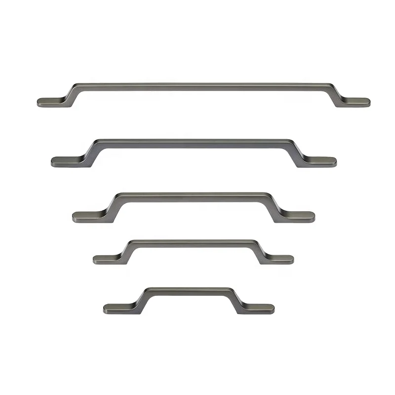 Modern Style Cabinet Pulls Gold Sliver Color Kitchen Cabinet Handle Zinc Alloy Drawer Pulls