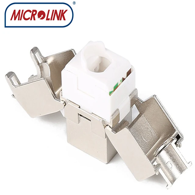 Цинковый сплав ftp stp keystone jack cat6a безинструментальное соединение