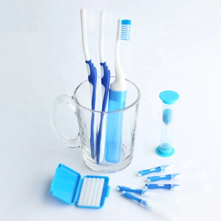 Colorful OEM plastic pack oral care dental brush orthodontic disposable kit