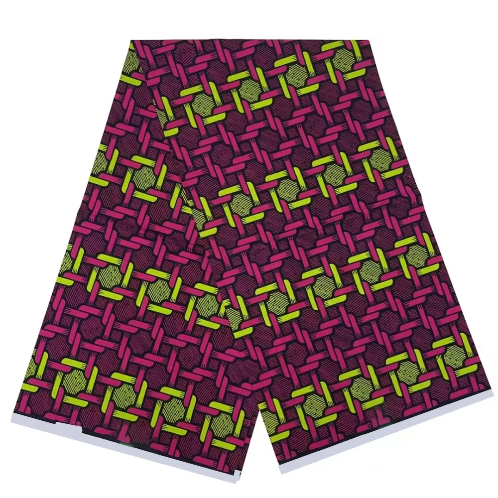 Factory Supply African Loincloth 100% Cotton Original Ankara African Fabrics Tissu African Super Real Wax Printed Fabric
