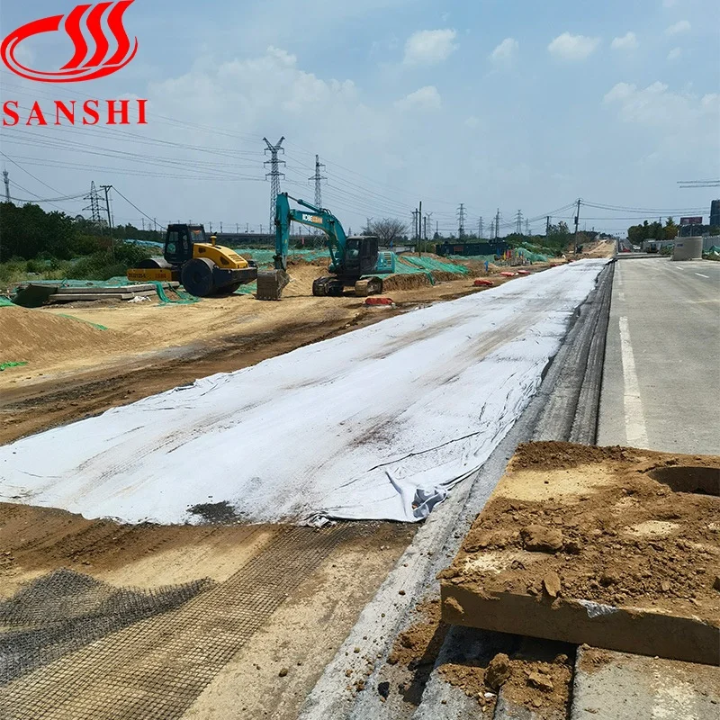 Fujian China Black PP Unwoven geotextile Black geotextile Non Woven geotextile/polypropylene Nonwoven Geo Textile