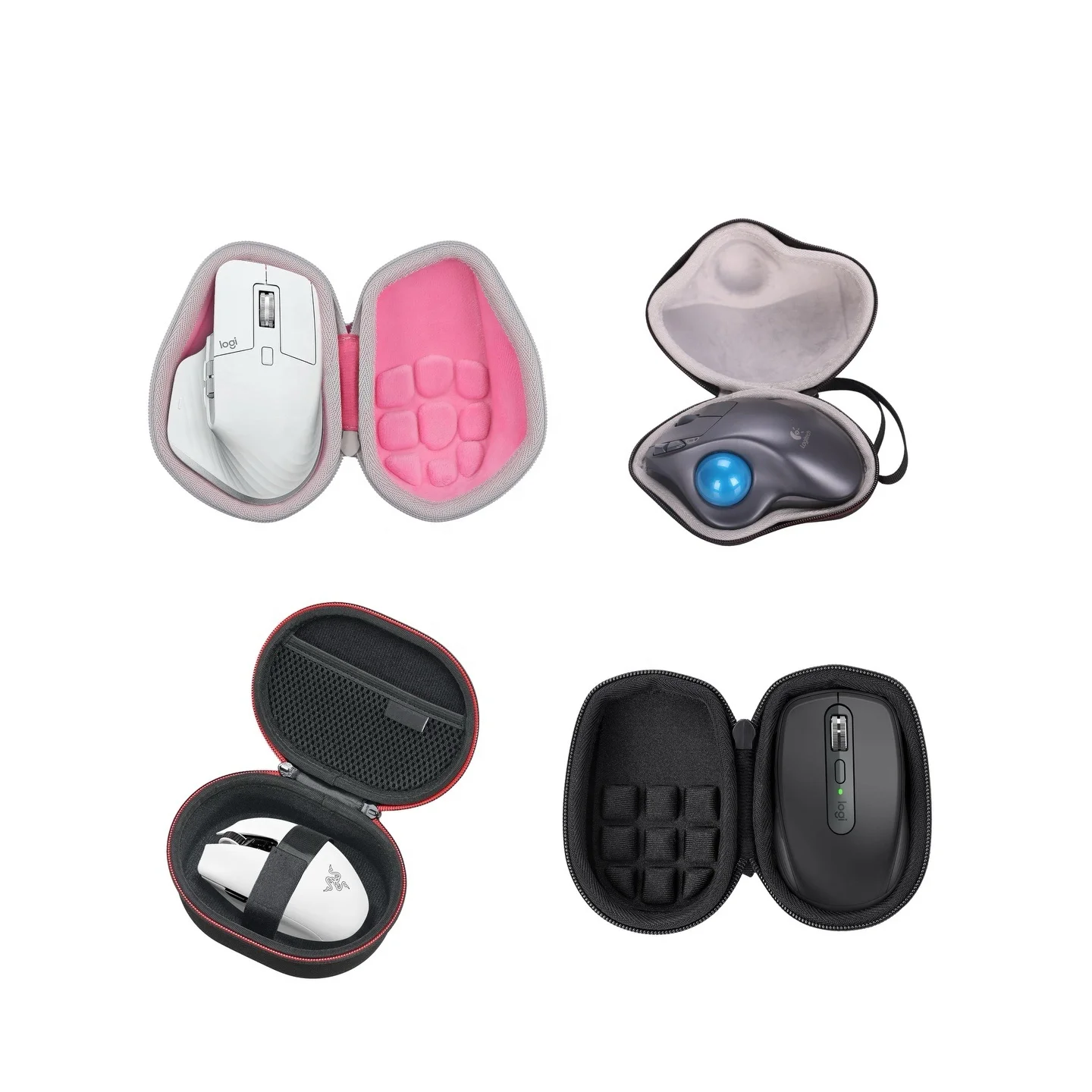 Custom Factory Wholesale High Quality Laptop Mouse EVA Case Bag Waterproof Shockproof Protective Travel Wireless EVA Mouse Case