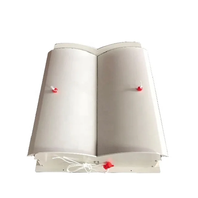 Chicken Piggery Farm PVC Frame Ceiling Mounted Butterfly Type Air Inlet Ventilation Window for Livestock