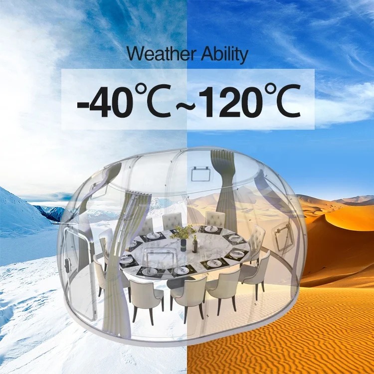 Hot Selling Bubble Transparent Dome Tent Experience the Ultimate Glamping Adventure with our Modern Style Igloo Dome Tent