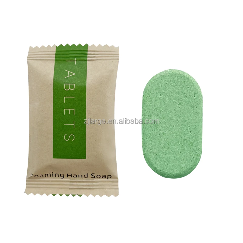 Custom Aromatic Solid Cleaner Tablets Hand Wash Clean Dissolvable Effervescent Foaming Hand Soap Tablet