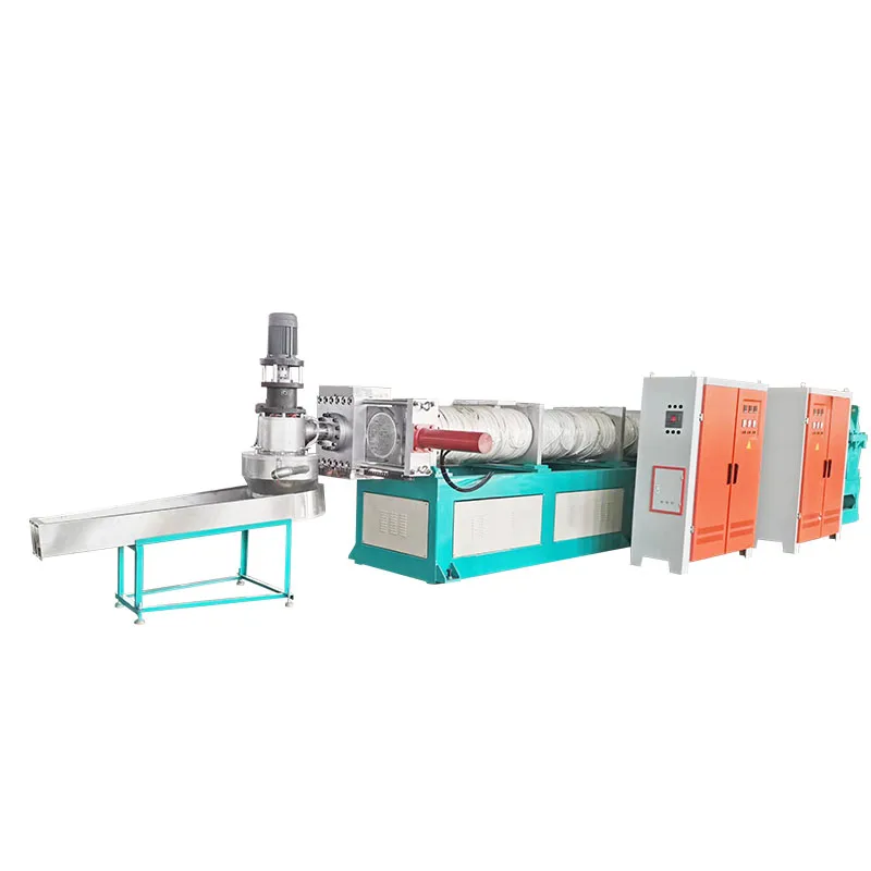 Waste plastic recycling and processing twin screw three granulator compound granulation extrusion line PP PE pipe equipment