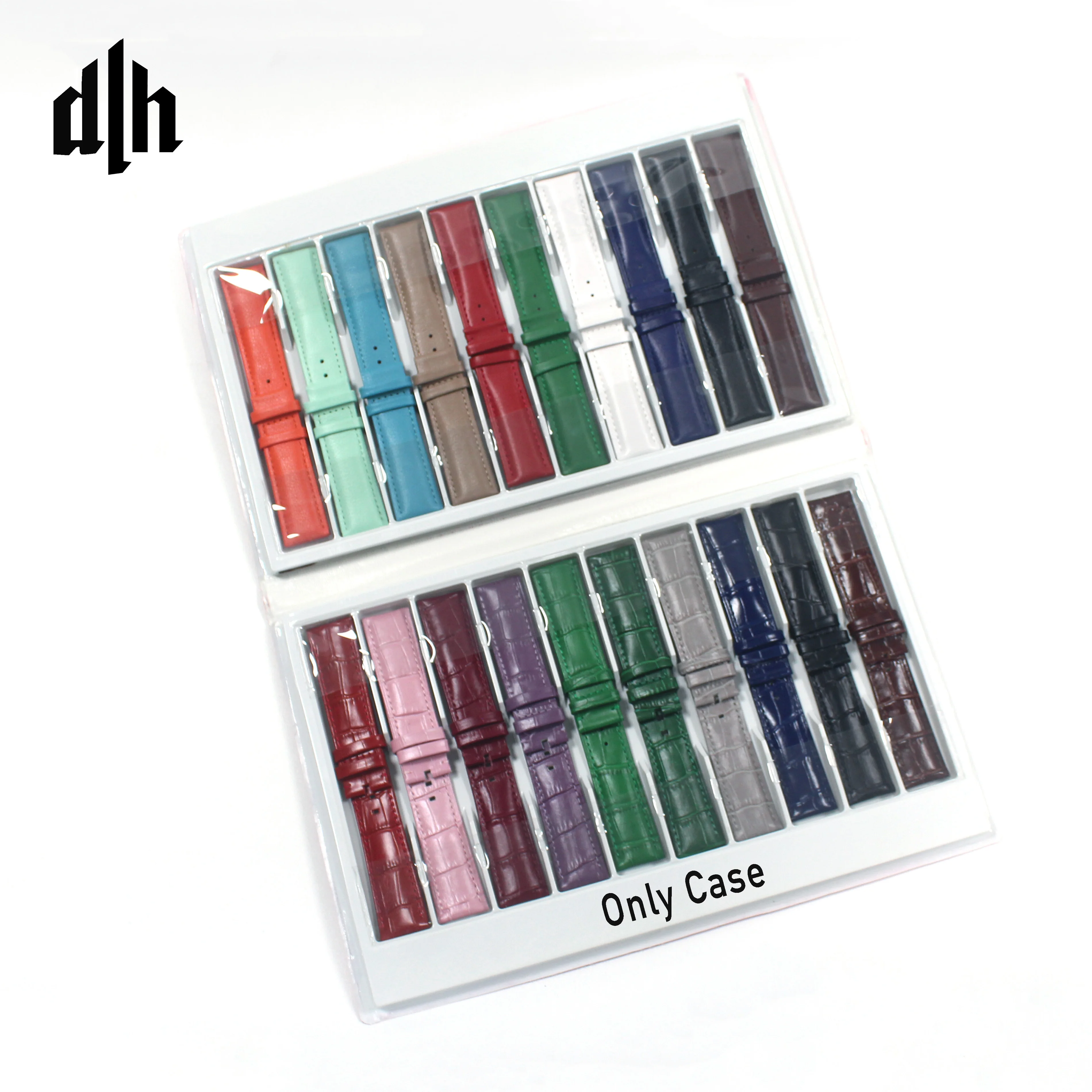 Custom Packing Leather Box Brochure Watch Band Packaging Sale Display Collection Book Watch Strap Show Book