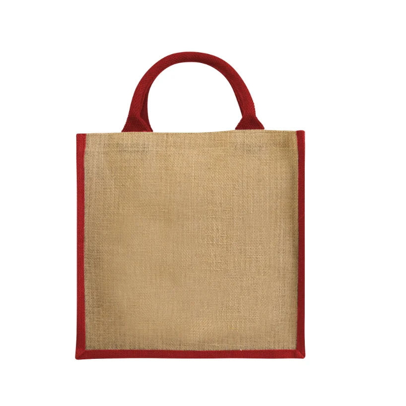 Hot selling Jute Tote Bag for Sale Gift Custom Logo Natural Eco Friendly Burlap Grocery Shopping Tote Jute Bag Export From BD