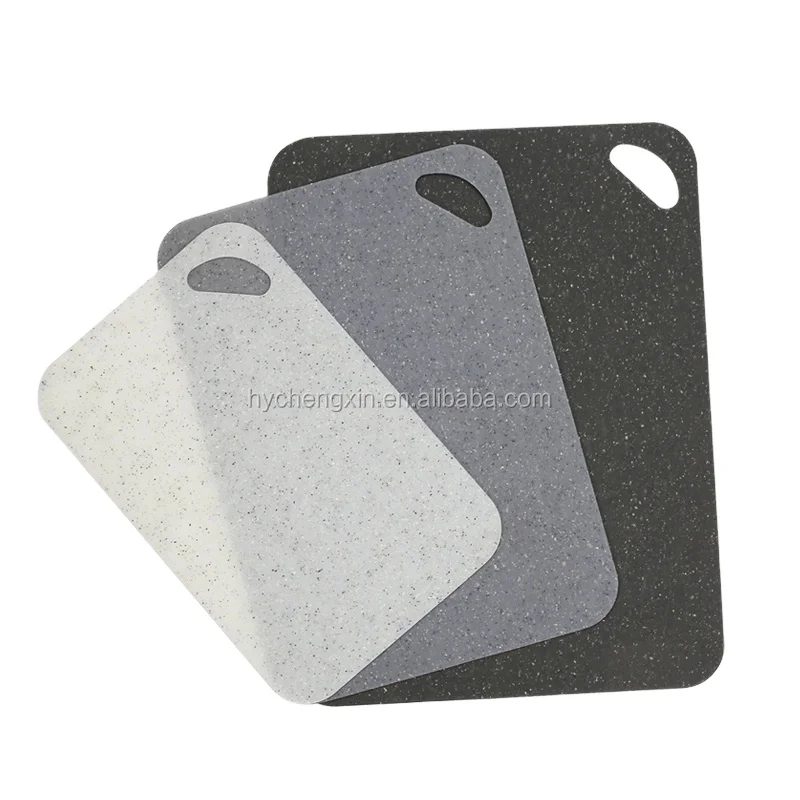 hot sale extra thick flexible plastic cutting board mats set of 3