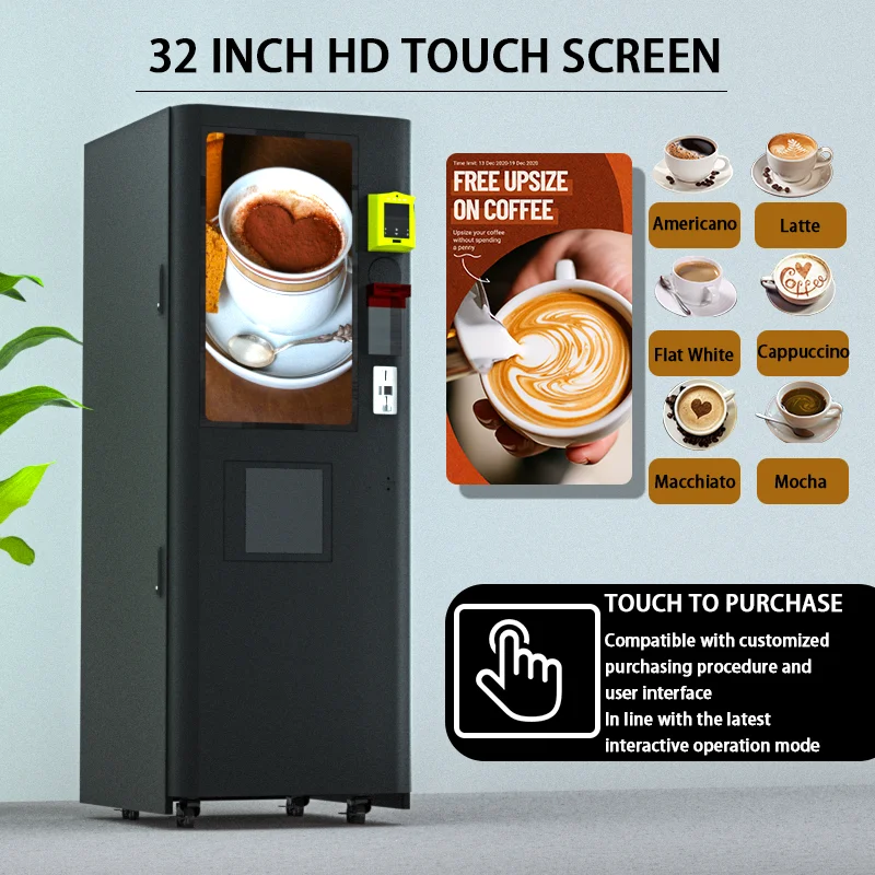 High-Quality Coffee Vending Machine Credit Card Payment System for Offices and Businesses Vending Coffee Machine