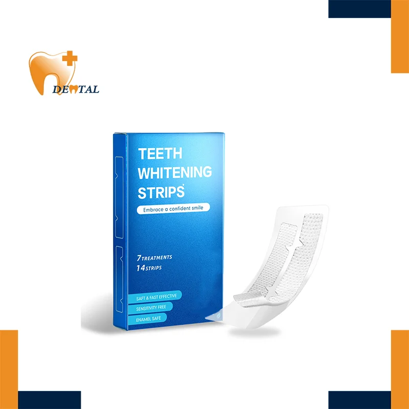 Bright Teeth Whitening Strips 7 Pack Treatments Professional 100% Residue Free Whiteteeth Strips,Oral Hygiene Care Strip