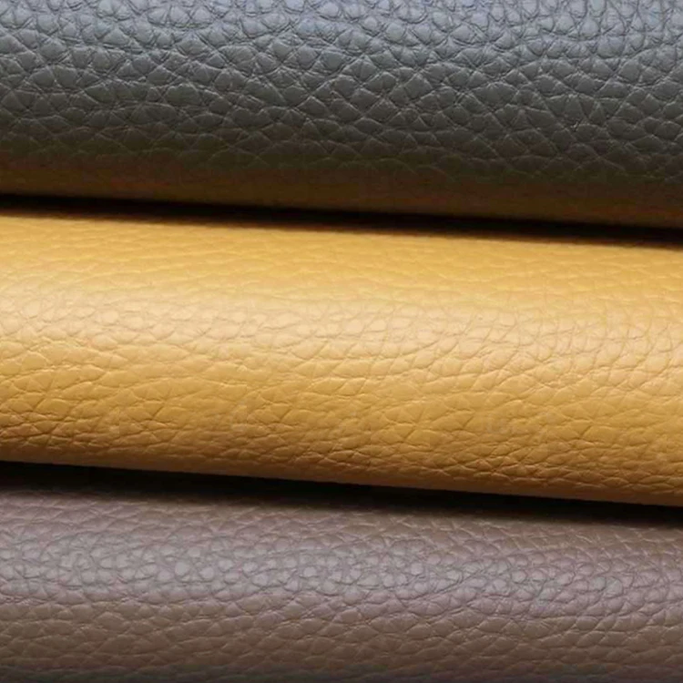 soft  woven red faux leather  for making bags