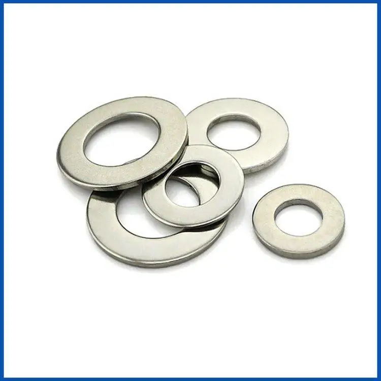 Professional ANSI ASME SAE and USS Flat Washer Stainless Steel DIN Standard Plain Finish Washer