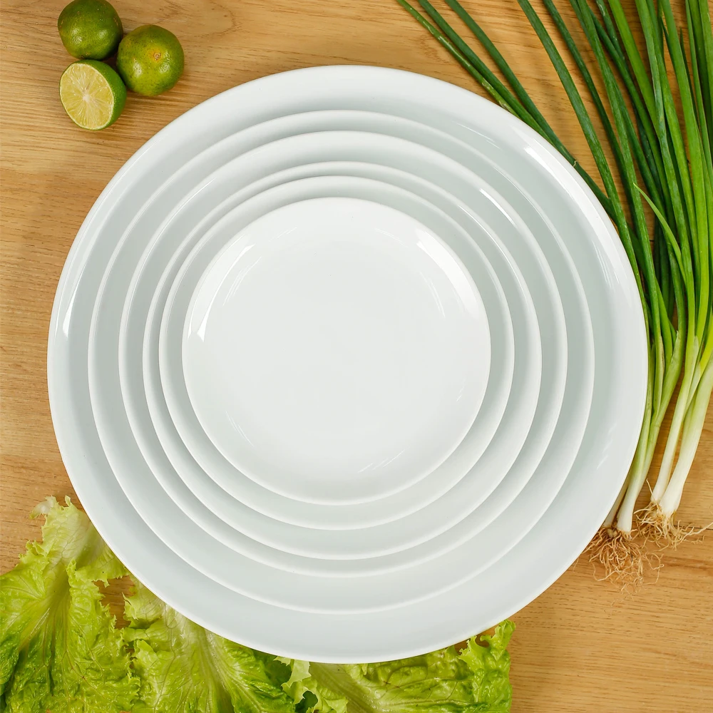 Round Plate - Premium Porcelain Salad Fruits Round Dinner Plate for Salad Fruits from Viet Nam wholesale manufacturer