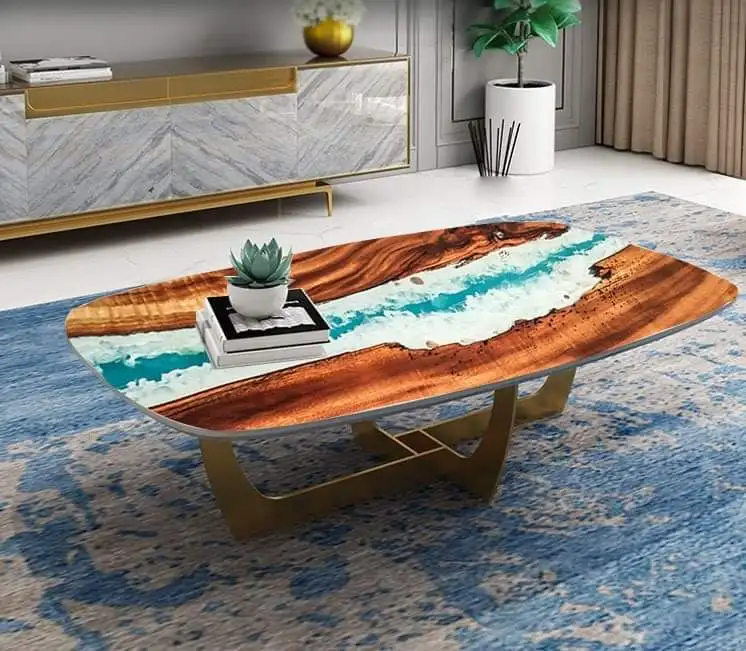 Resin Epoxy Wood Deep Pour Epoxy Resin Two Parts Epoxy AB Resin for Wood Table Furniture