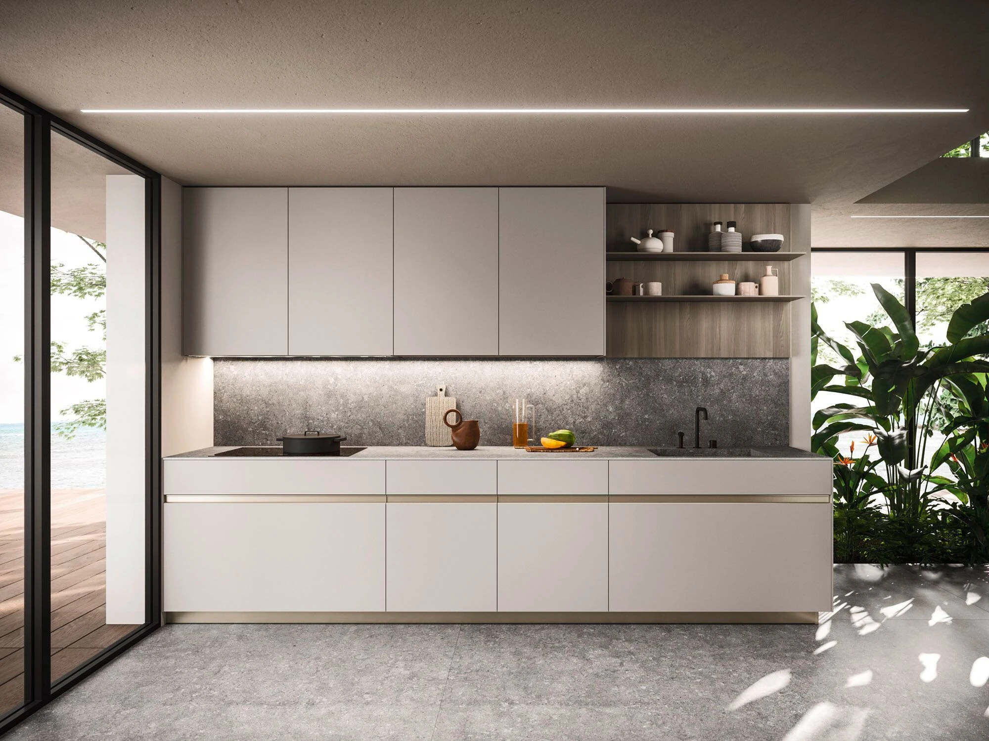 eco-friendly office white kitchen cabinets with led lighting customized cabinetry for apartments home design plan