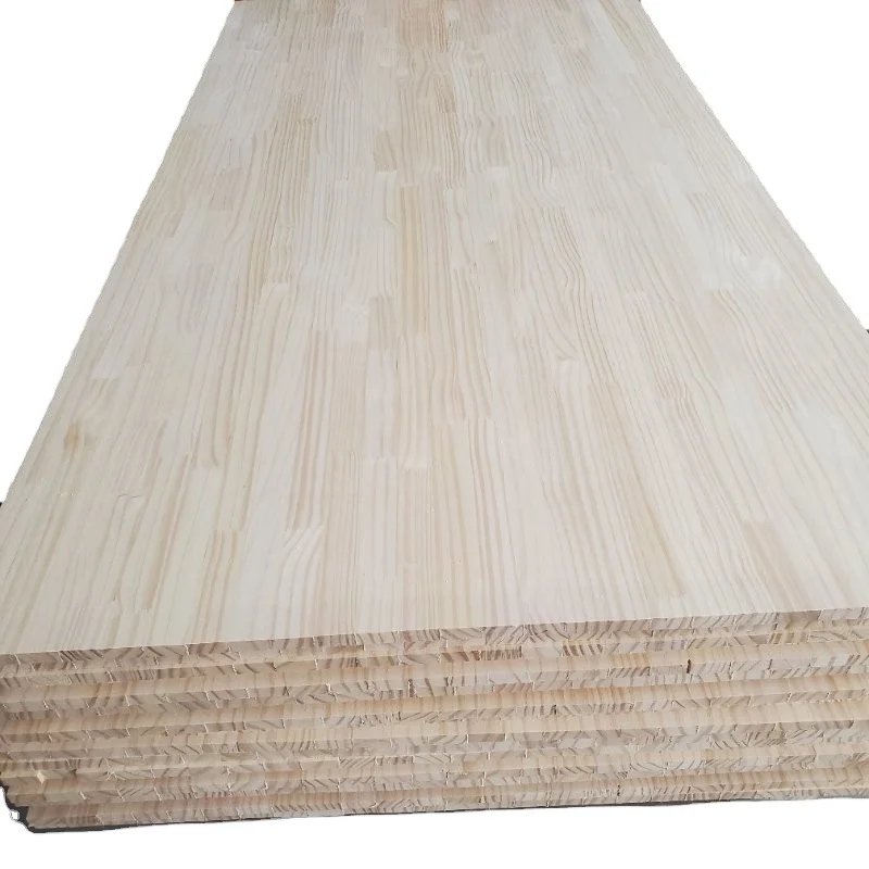 Factory wholesale Radiata pine wood 4*8 feet 12mm/ 15mm/ 18mm/ 22mm Finger Jointed board Radiata pine wood board