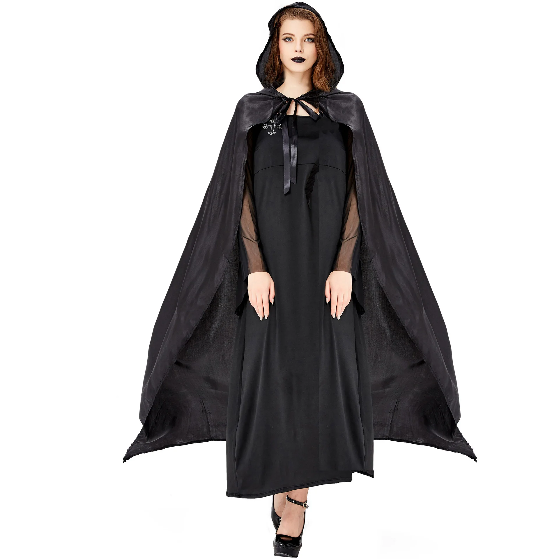 Muslim ladies abaya style fashion two piece set turkey women chiffon long dress