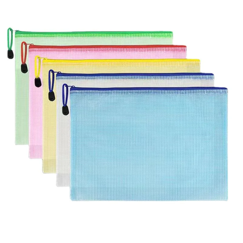 8 Colors Waterproof Zipper Pouches for Organization Multipurpose for Travel School Supplies Office Appliances and Home