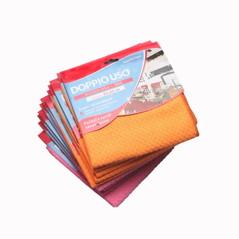 
Hot selling custom Waffle Weave Customized Microfiber Kitchen towel tea towels 