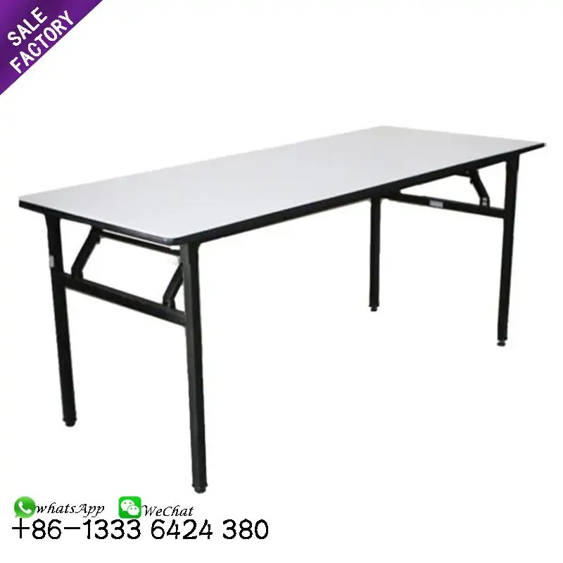 Sino Perfect Wedding Event Party Furniture Rectangle Wood Foldable Used Banquet Tables For Sale
