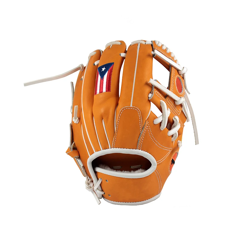 
youth custom embroidery logo cowhide baseball sports fielding glove 