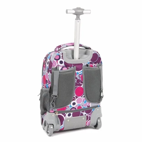
Customized New Kids Trolley School Bag 18 Inch Oversize Load Bag School Wheel Backpack 