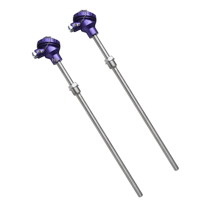 Industrial Use PT100 Thermocouple RTD Probe With Fixed Screw