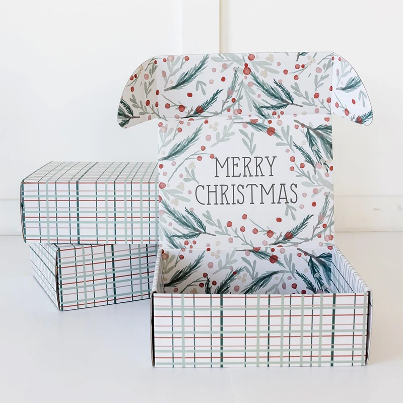 Recyclable Corrugated Board Gift Packaging Box Embossing Stamping Hot Sale Baby Retail Clothing Factory Price Kraft Rigid