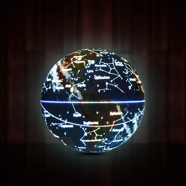 25cm PVC World Globe With LED Light Lamp Globe with LED Light