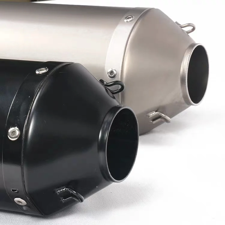 Tractor pendants escapes motorcycle exhaust carbon