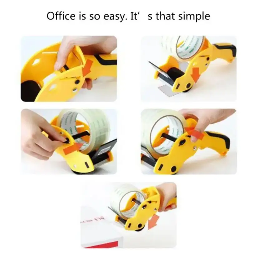 Tape Cutter Dispenser Manual Sealing Device Baler Carton Sealer Width 6cm/2.36in Drop Shipping