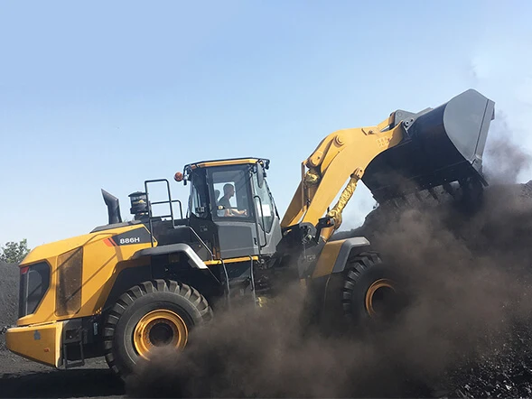 Китайский известный бренд 4.5cbm 8ton 886H погрузчики большой колесный погрузчик по низкой цене