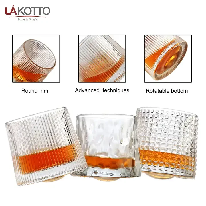 Custom Logo whisky glass Cup Shot Glasses Lead-free Whiskey Glass Tumbler Support Custom Printing Logo Crystal Whisky Glass