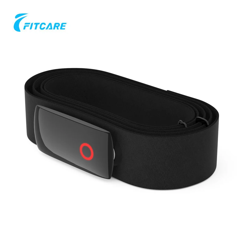 Fitcare Rechargeable Heart Rate Monitor Chest Strap With LED Display